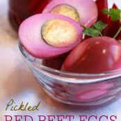 Red Beet Eggs Using Fresh Beets